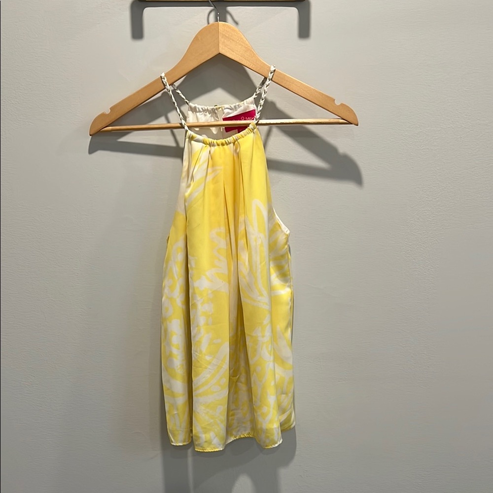 Lilly Pulitzer for Target Collab Yellow Halter Top